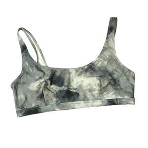 Old Navy Scoop Neck Grey Tie Dye Swim Top SIZE XL